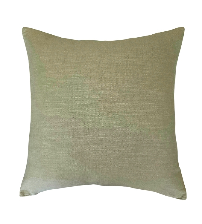 Moss Sage Linen Cushion Cover