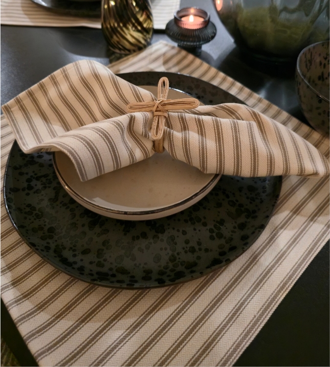 Ashford 2 Piece Cotton Napkin Set – Mushroom