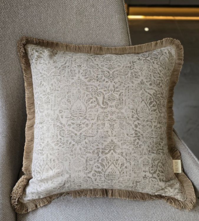 Aveline Vintage Cushion - Golden Beige - Image 3