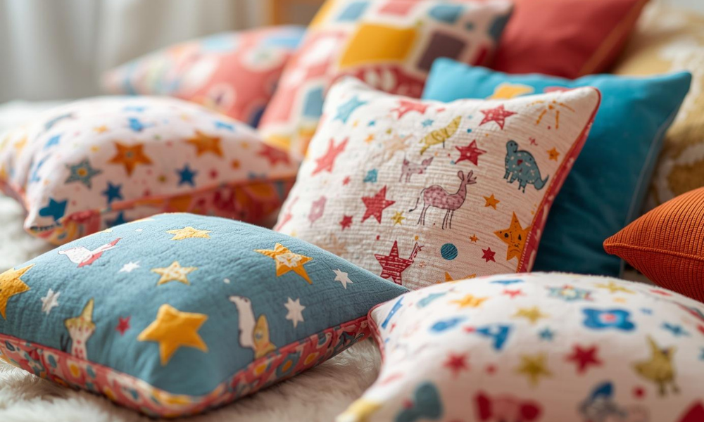 Handmade Cushions for Kids’ Rooms