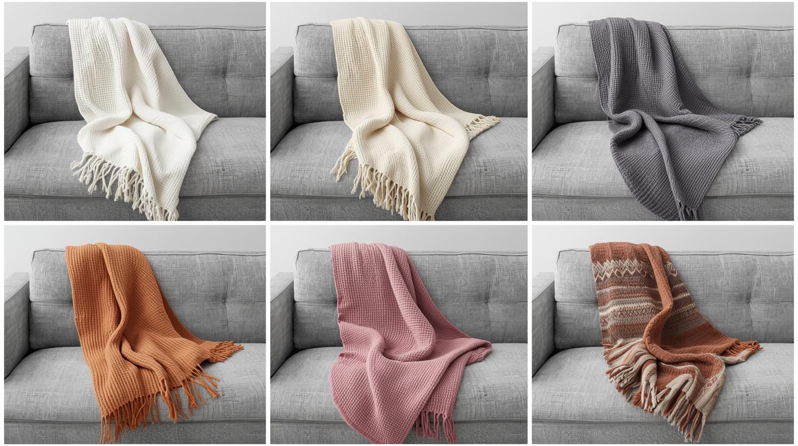 How to Style a Throw on a Sofa: