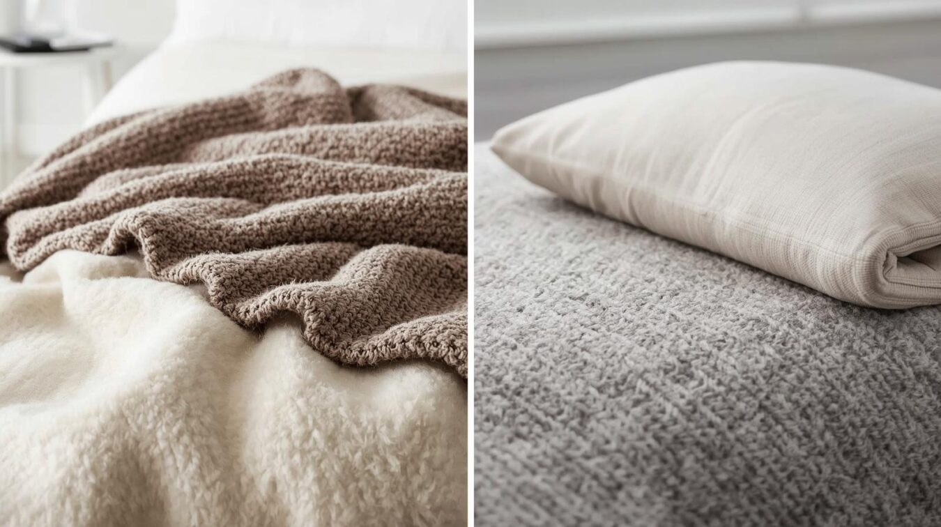 Wool Throws vs Fleece Blankets
