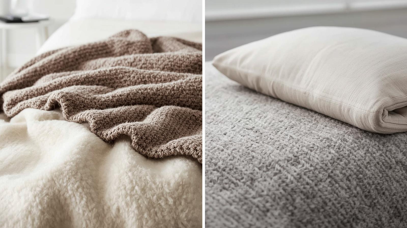 Wool Throws vs Fleece Blankets